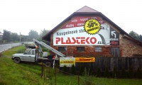 Velkoplošný banner Plasteko